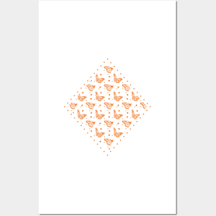 Monarch Butterfly Pattern Posters and Art